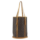 LOUIS VUITTON Monogram Bucket GM Shoulder Bag M42236 LV Auth 175952-1
