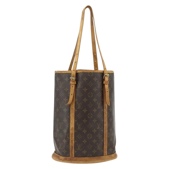 LOUIS VUITTON Monogram Bucket GM Shoulder Bag M42236 LV Auth 175952