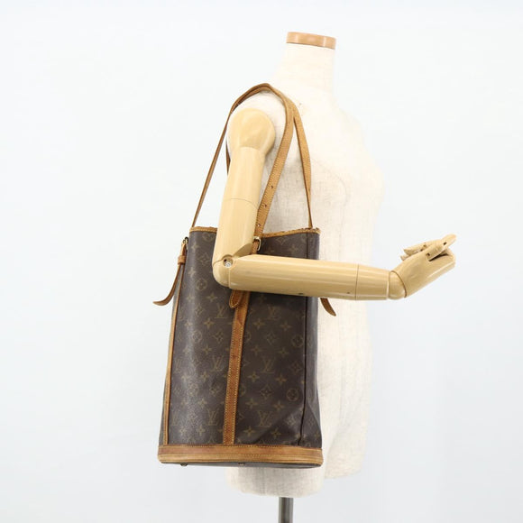 LOUIS VUITTON Monogram Bucket GM Shoulder Bag M42236 LV Auth 175952