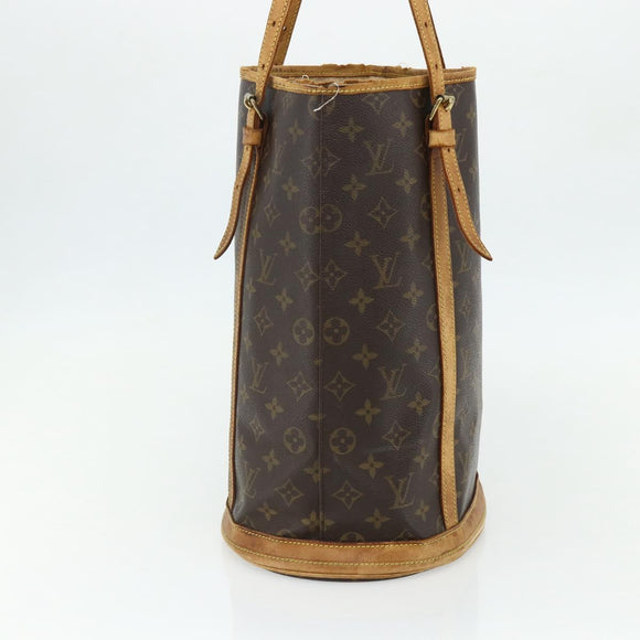 LOUIS VUITTON Monogram Bucket GM Shoulder Bag M42236 LV Auth 175952