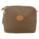 GUCCI Micro GG Supreme Shoulder Bag PVC Beige Gold 001 115 4916 Auth 175955-13