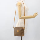 GUCCI Micro GG Supreme Shoulder Bag PVC Beige Gold 001 115 4916 Auth 175955-22