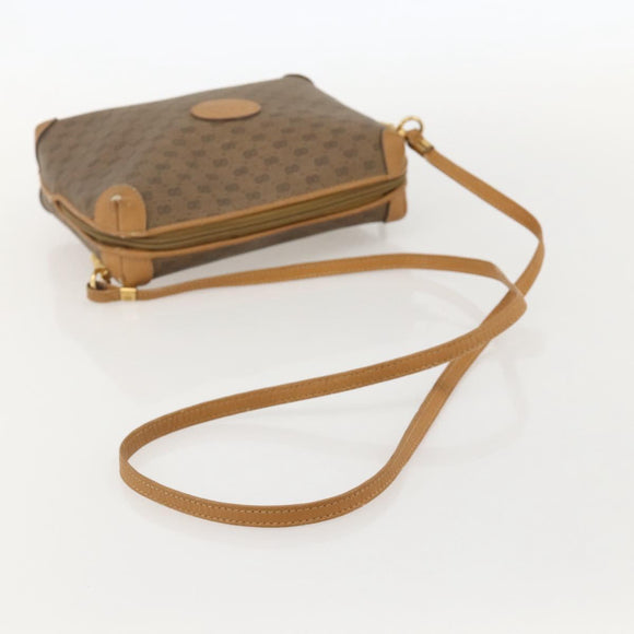 GUCCI Micro GG Supreme Shoulder Bag PVC Beige Gold 001 115 4916 Auth 175955