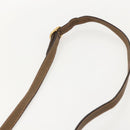 GUCCI GG Supreme Web Sherry Line Shoulder Bag PVC Beige Gold Auth 175956-8