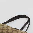 GUCCI GG Canvas Web Sherry Line Pretty Bag Beige Gold Red 163805 Auth 175959-14