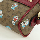 GUCCI Micro GG Supreme Doraemon Collaboration Bag PVC Beige 647784 Auth 175960M-12