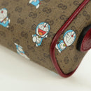 GUCCI Micro GG Supreme Doraemon Collaboration Bag PVC Beige 647784 Auth 175960M-14