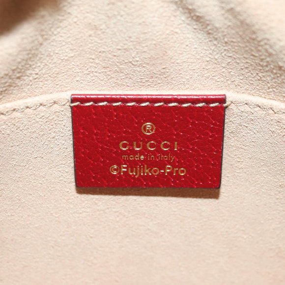GUCCI Micro GG Supreme Doraemon Collaboration Bag PVC Beige 647784 Auth 175960M