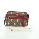 GUCCI Micro GG Supreme Doraemon Collaboration Bag PVC Beige 647784 Auth 175960M-24