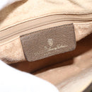 GUCCI GG Supreme Web Sherry Line Bag PVC Beige Gold 89 02 032 Auth 175961-18