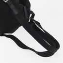 PRADA Backpack Nylon Black Silver Auth 175963-9