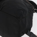 PRADA Backpack Nylon Black Silver Auth 175963-18