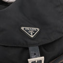 PRADA Backpack Nylon Black Silver Auth 175963-21