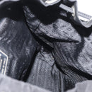 PRADA Backpack Nylon Black Silver Auth 175963-26