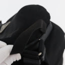 PRADA Backpack Nylon Black Silver Auth 175963-7