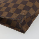 LOUIS VUITTON Damier Ebene Poche Toilette 26 Pouch N47543 LV Auth 175966-11