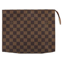 LOUIS VUITTON Damier Ebene Poche Toilette 26 Pouch N47543 LV Auth 175966-2