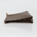 LOUIS VUITTON Damier Ebene Poche Toilette 26 Pouch N47543 LV Auth 175966-5