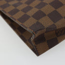 LOUIS VUITTON Damier Ebene Poche Toilette 26 Pouch N47543 LV Auth 175966-9