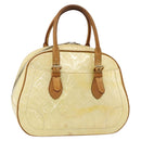 LOUIS VUITTON Monogram Vernis Summit Drive Hand Bag Perle M93514 LV Auth 175967-1