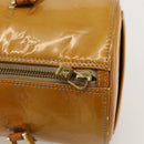 LOUIS VUITTON Monogram Vernis Bedford Hand Bag Beige M91006 LV Auth 175968-9