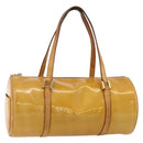 LOUIS VUITTON Monogram Vernis Bedford Hand Bag Beige M91006 LV Auth 175968-1