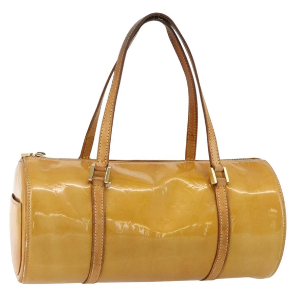 LOUIS VUITTON Monogram Vernis Bedford Hand Bag Beige M91006 LV Auth 175968