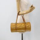 LOUIS VUITTON Monogram Vernis Bedford Hand Bag Beige M91006 LV Auth 175968-20