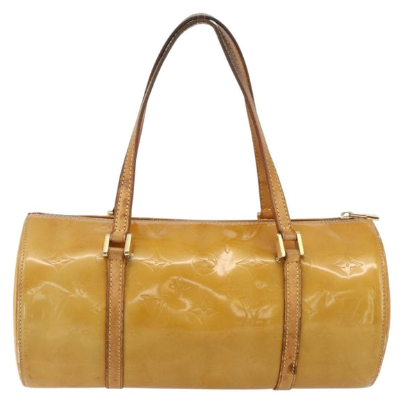 LOUIS VUITTON Monogram Vernis Bedford Hand Bag Beige M91006 LV Auth 175968
