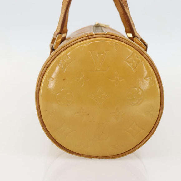 LOUIS VUITTON Monogram Vernis Bedford Hand Bag Beige M91006 LV Auth 175968