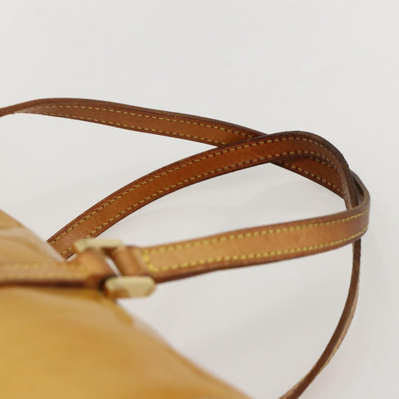 LOUIS VUITTON Monogram Vernis Bedford Hand Bag Beige M91006 LV Auth 175968