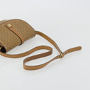 CELINE Macadam Canvas Shoulder Bag PVC Beige Gold Auth 175973-7