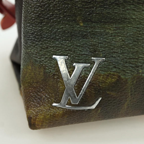 LOUIS VUITTON Masters Collection Poppy Petal Shoulder Bag PVC LV Auth 175975SM