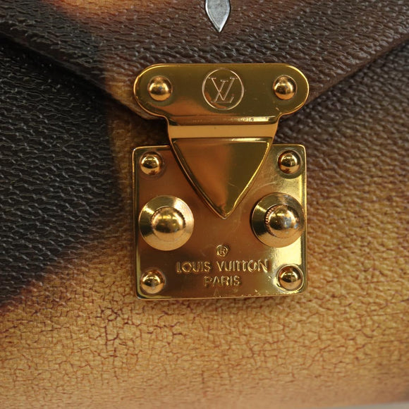 LOUIS VUITTON Masters Collection Poppy Petal Shoulder Bag PVC LV Auth 175975SM