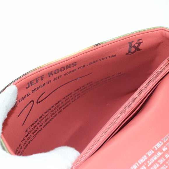 LOUIS VUITTON Masters Collection Poppy Petal Shoulder Bag PVC LV Auth 175975SM