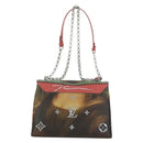 LOUIS VUITTON Masters Collection Poppy Petal Shoulder Bag PVC LV Auth 175975SM-2