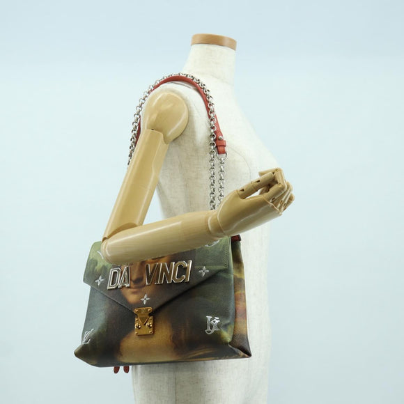 LOUIS VUITTON Masters Collection Poppy Petal Shoulder Bag PVC LV Auth 175975SM