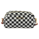 Miu Miu Pouch Nylon White Black Auth 175977A-2