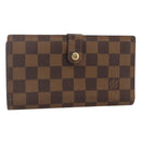 LOUIS VUITTON Damier Ebene Continental Clutch Wallet T61219 LV Auth 175980-1
