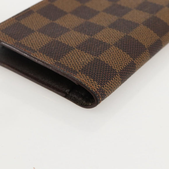 LOUIS VUITTON Damier Ebene Continental Clutch Wallet T61219 LV Auth 175980