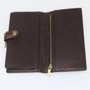 LOUIS VUITTON Damier Ebene Continental Clutch Wallet T61219 LV Auth 175980-8