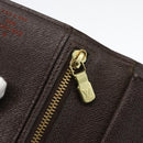 LOUIS VUITTON Damier Ebene Continental Clutch Wallet T61219 LV Auth 175980-10