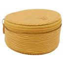 LOUIS VUITTON Epi Ecrin Bijoux8 Jewelry Box Yellow M48229 LV Auth 175985A-1