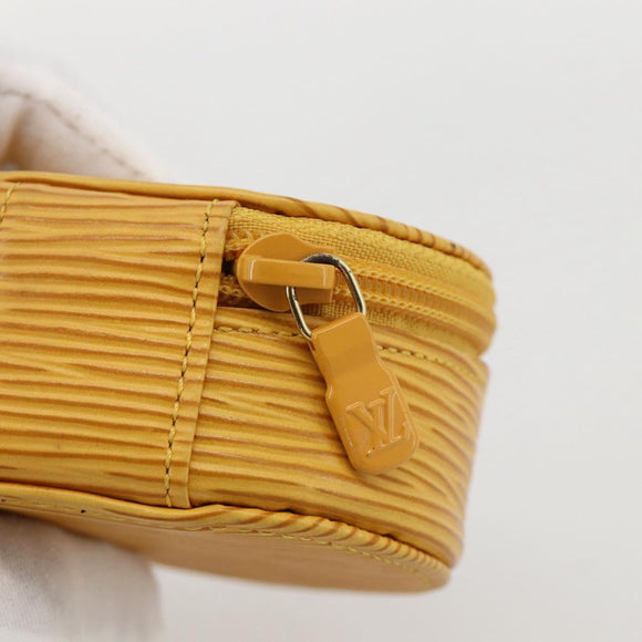 LOUIS VUITTON Epi Ecrin Bijoux8 Jewelry Box Yellow M48229 LV Auth 175985A