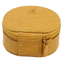 LOUIS VUITTON Epi Ecrin Bijoux8 Jewelry Box Yellow M48229 LV Auth 175985A-2