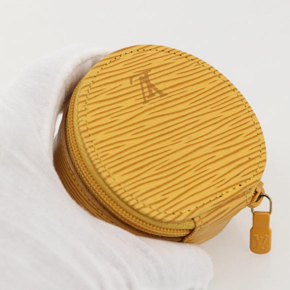 LOUIS VUITTON Epi Ecrin Bijoux8 Jewelry Box Yellow M48229 LV Auth 175985A