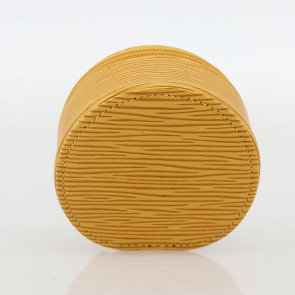 LOUIS VUITTON Epi Ecrin Bijoux8 Jewelry Box Yellow M48229 LV Auth 175985A