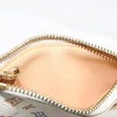 LOUIS VUITTON Monogram Multicolor Pochette Cles Purse White M92655 Auth 175987-10