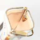 LOUIS VUITTON Monogram Multicolor Pochette Cles Purse White M92655 Auth 175987-18