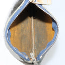 LOUIS VUITTON Monogram Denim Pochette Cles Coin Purse Blue M95343 Auth 175988A-11